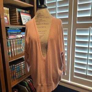Apostrophe Light Pink V-Neck Sweater